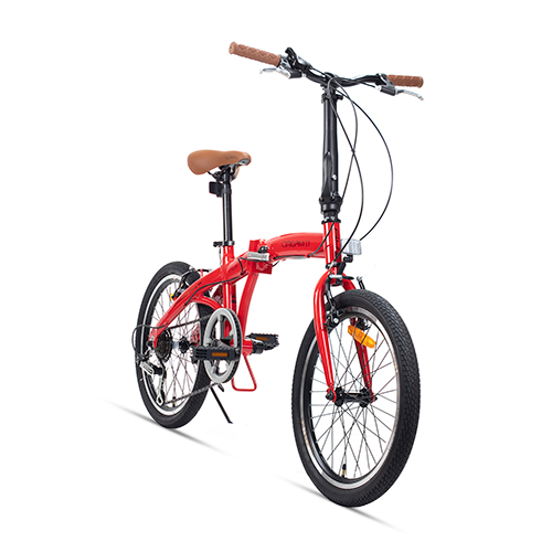 Bicicleta R 20 Urbana Origami 1.1 Plegable Roja Turbo